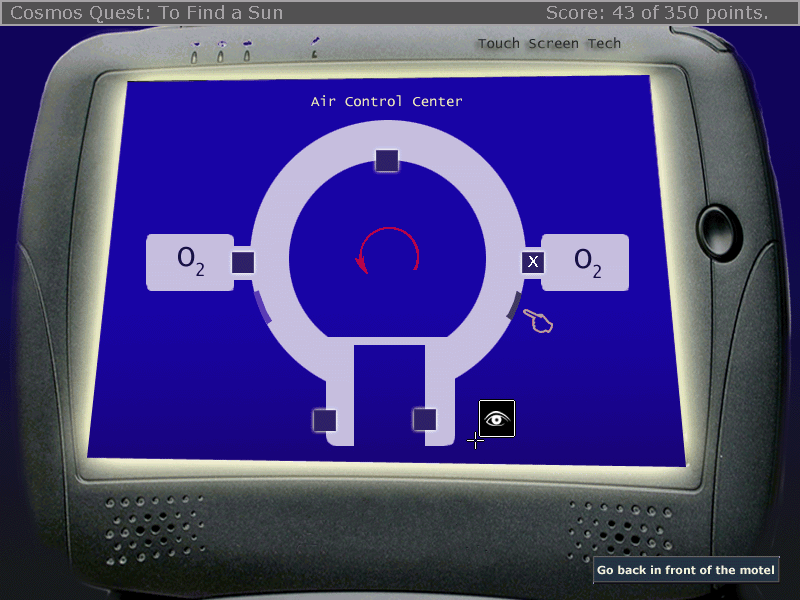Cosmos Quest I: To Find a Sun (Windows) screenshot: Ventilation system for the motel