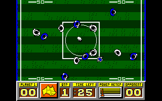 Australian Rules Football (Amstrad CPC) screenshot: Kick-Off.