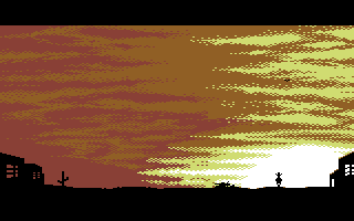 The Wild Bunch (Commodore 64) screenshot: Intro.