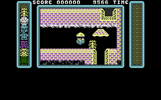 One Man and His Droid (Commodore 16, Plus/4) screenshot: A Ramboid.