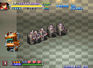 Screenshot of Shock Troopers: 2nd Squad (Neo Geo, 1998) - MobyGames