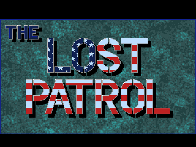 Lost Patrol (Amiga) screenshot: Main Title