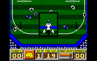 Australian Rules Football (Amstrad CPC) screenshot: Goal!