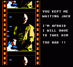 Last Action Hero (NES) screenshot: The Ripper is keeping some children hostage.