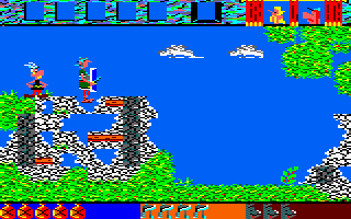 Astérix et la Potion Magique (Amstrad CPC) screenshot: A Roman.