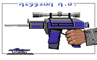 Mission A.D. (Commodore 64) screenshot: Loading Screen.