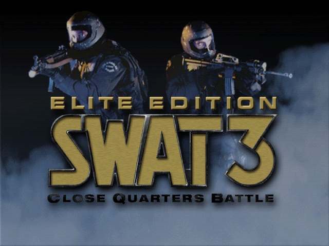 SWAT 3: Close Quarters Battle - Elite Edition (Windows) screenshot: Title Screen