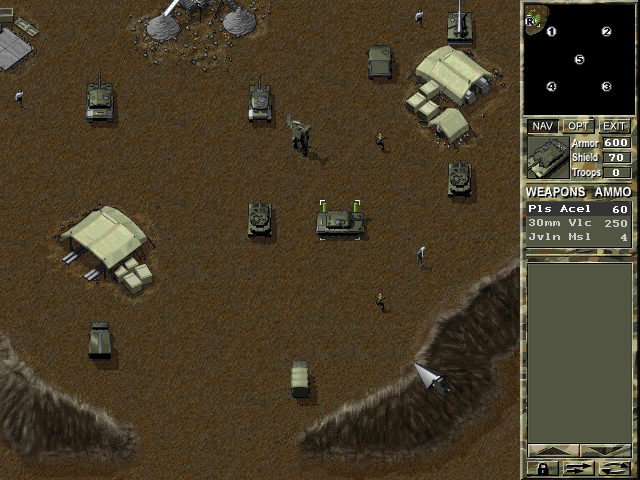War Inc. (DOS) screenshot: Quick Combat