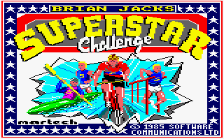Brian Jacks Superstar Challenge (Amstrad CPC) screenshot: Loading Screen.