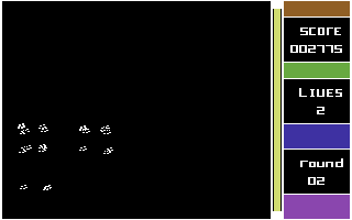 Zoids (Commodore 64) screenshot: Killed.