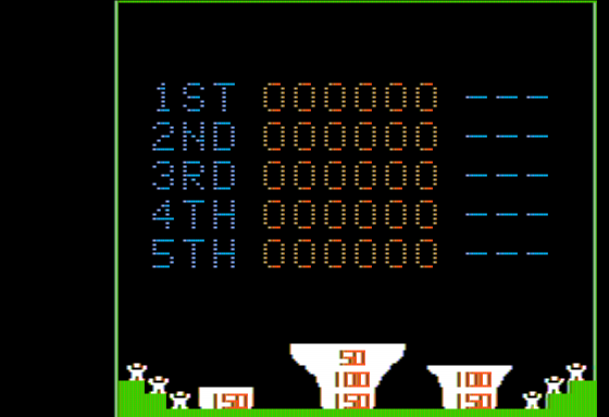 Mission: Escape! (Apple II) screenshot: High Scores