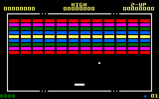 Crack-Up (Amstrad CPC) screenshot: First level.