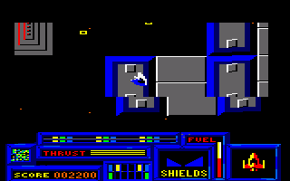 Death or Glory (Amstrad CPC) screenshot: The bases need destroying.