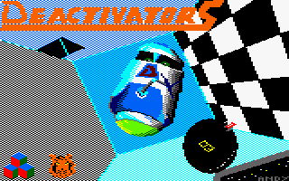Deactivators (Amstrad CPC) screenshot: Loading Screen.