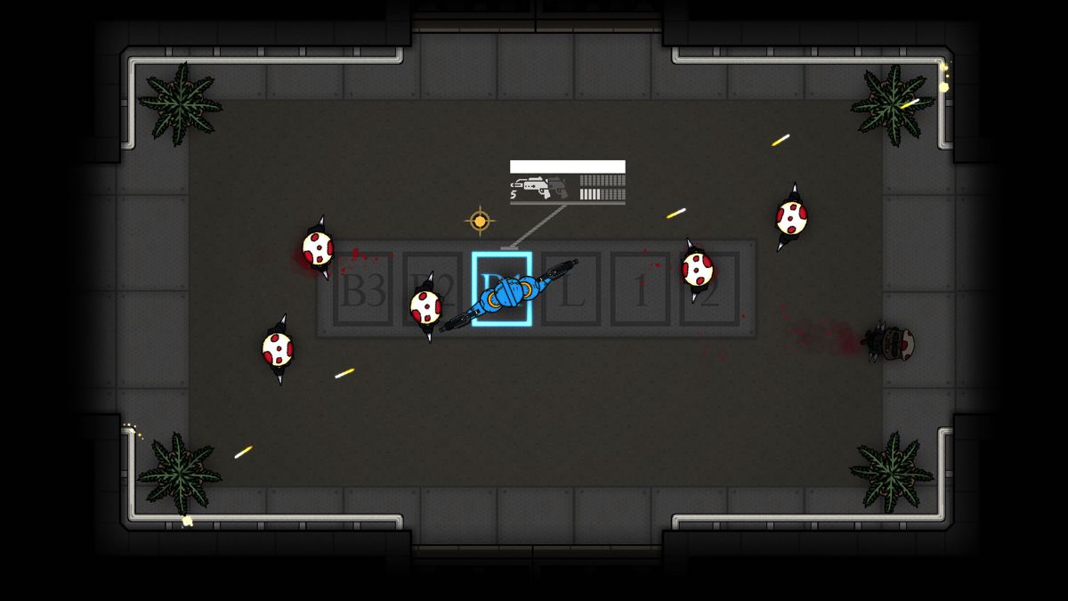 The Hex (Windows) screenshot: Fighting in an elevator.