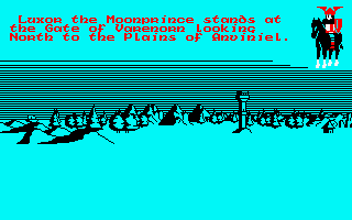 Doomdark's Revenge (Amstrad CPC) screenshot: Playing as Luxor the Moonprince