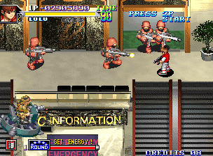 Shock Troopers: 2nd Squad (Neo Geo) screenshot: 5th Mission