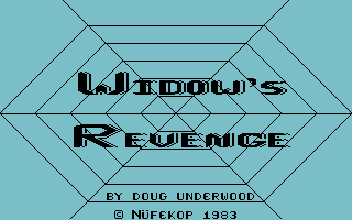 Widows Revenge (Commodore 64) screenshot: Title Screen.