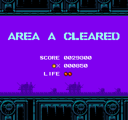 Shatterhand (NES) screenshot: First level complete