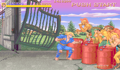 Violent Storm (Arcade) screenshot: Gate