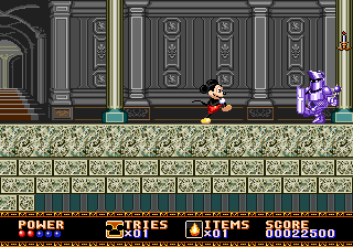 Castle of Illusion starring Mickey Mouse (Genesis) screenshot: In the castle