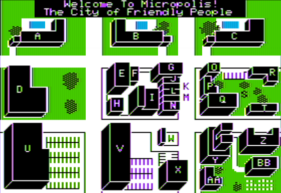 Screenshot of Mystery Master: Murder by the Dozen (Apple II, 1983 ...