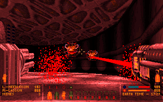 MadSpace (DOS) screenshot: These folks are tough!