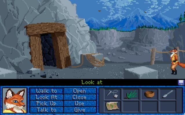 Inherit the Earth: Quest for the Orb (DOS) screenshot: Quarry