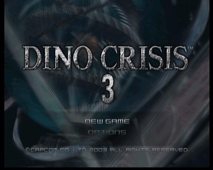 Dino Crisis 3 (Xbox) screenshot: Main Title/Main Menu