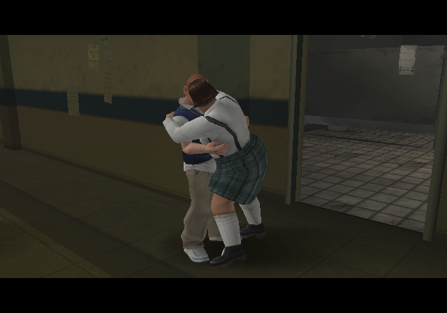 Bully (PlayStation 2) screenshot: Completing mini-quests for people may yield... err... some romantically-minded gratitude!