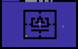 Wild Fire (Commodore 64) screenshot: Lets save the building.
