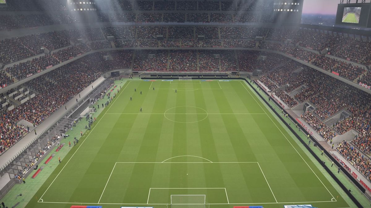 PES 2018: Pro Evolution Soccer (PlayStation 4) screenshot: Full view of the stadium