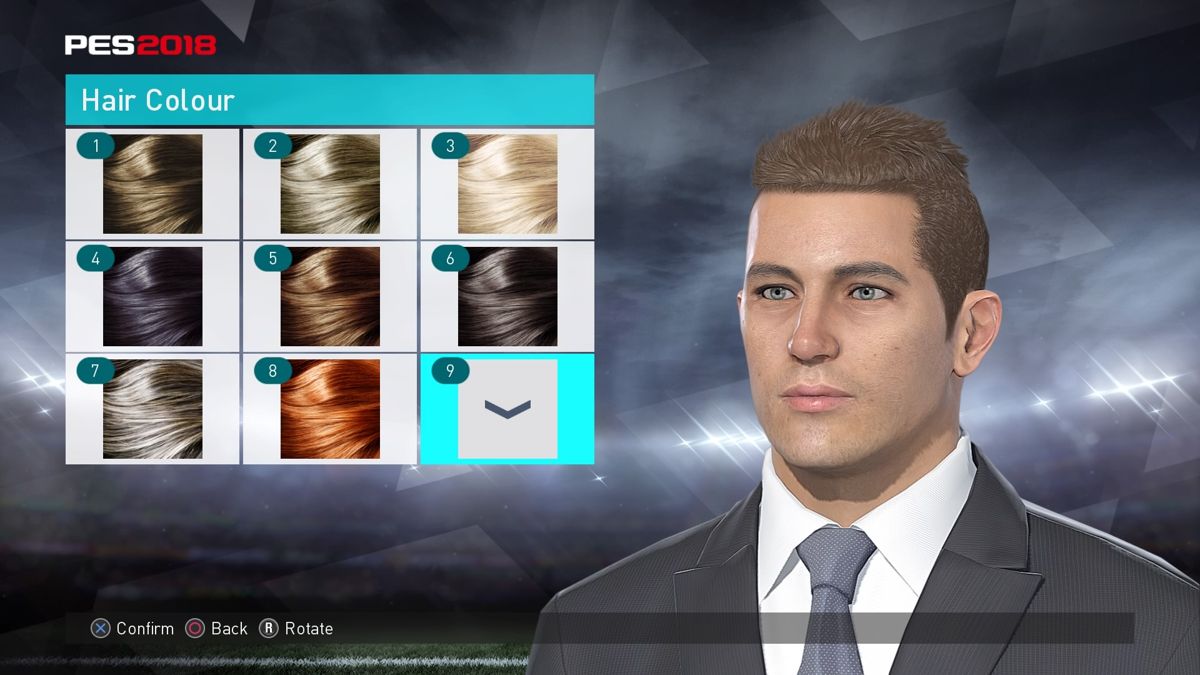 PES 2018: Pro Evolution Soccer (PlayStation 4) screenshot: Manager creation