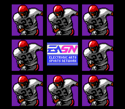 John Madden Football '92 (SNES) screenshot: EASN Logo