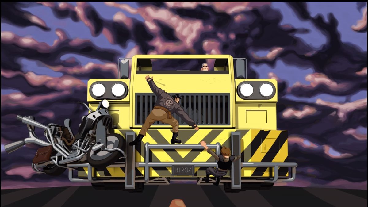 Full Throttle: Remastered (PlayStation 4) screenshot: Ripburger isn't giving up without a fight