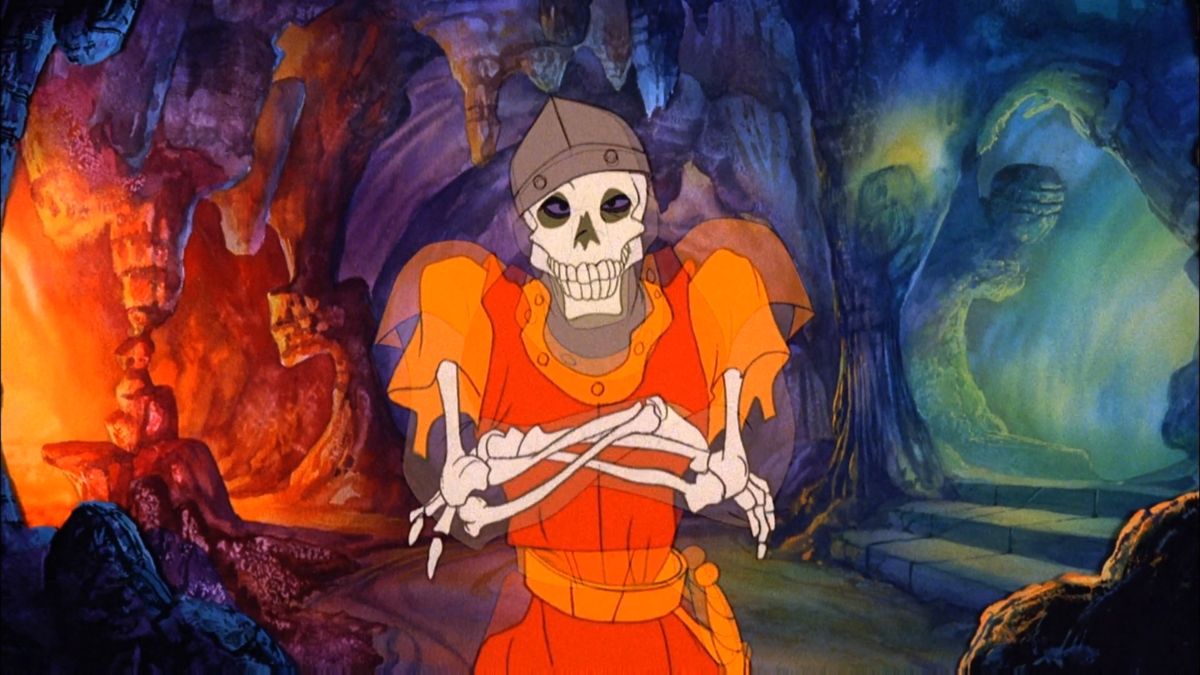 Dragon's Lair Trilogy (PlayStation 4) screenshot: Dragon's Lair: One of many death scenes