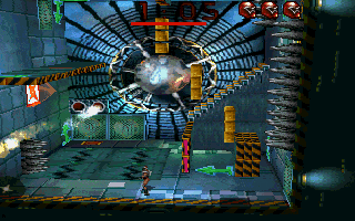Blast Chamber (DOS) screenshot: Ingame Screenshot (320x200 gameres, it also supported 640x480)