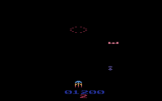 Gorf (Atari 2600) screenshot: Space warp