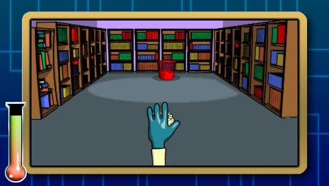 Dr. MiniGames (PSP) screenshot: Get the paper into the basket.