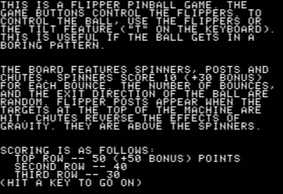 Screenshot of Bill Budge's Trilogy of Games (Apple II, 1980) - MobyGames