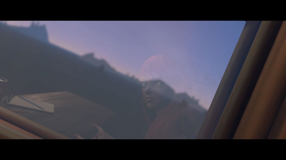 Blackwood Crossing (PlayStation 4) screenshot: Waking up on a train