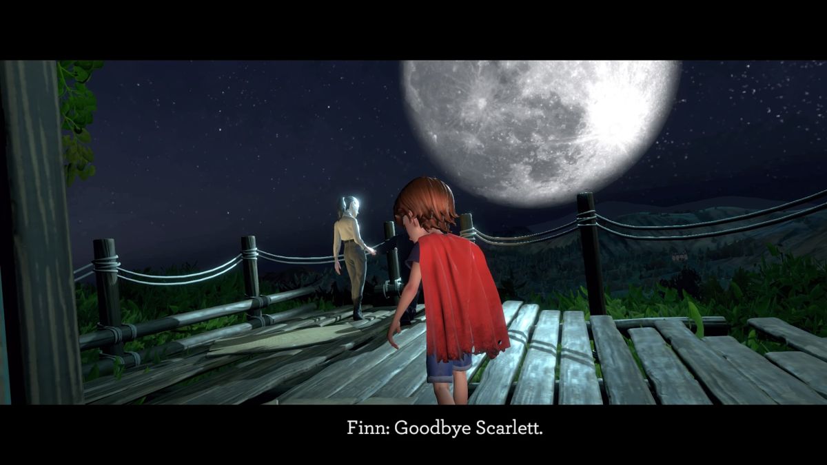 Blackwood Crossing (PlayStation 4) screenshot: Time to say goodbye