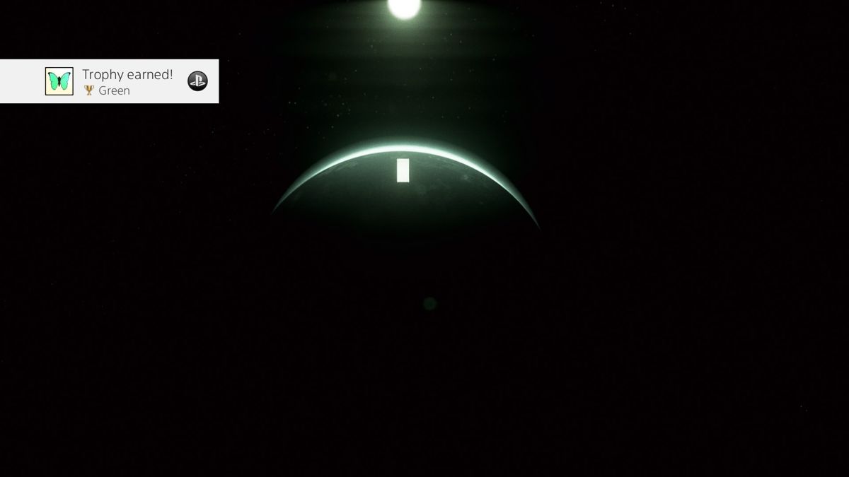 Asemblance (PlayStation 4) screenshot: Green ending scene