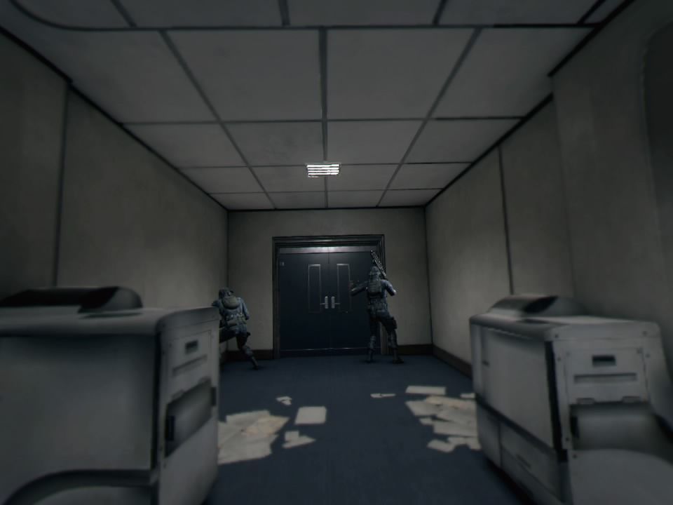 Bravo Team (PlayStation 4) screenshot: Blowing up the door