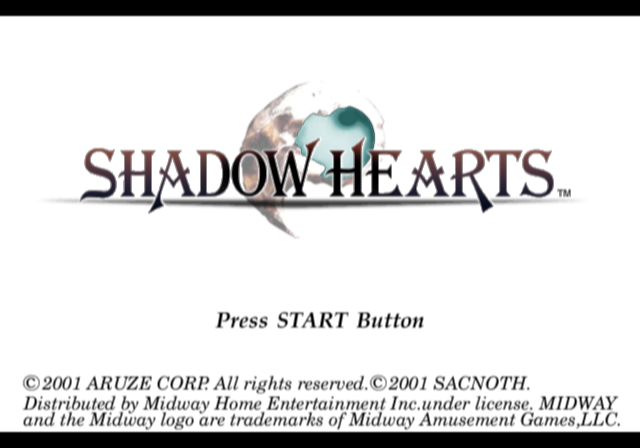 Shadow Hearts (PlayStation 2) screenshot: Title screen