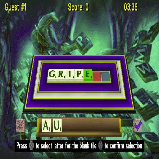 Screenshot Of Scrabble Playstation 2001 Mobygames
