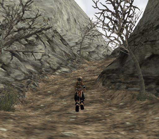Suikoden III (PlayStation 2) screenshot: Northern mountain path