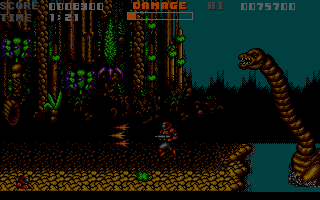 Soldier of Light (Atari ST) screenshot: A mid-level boss