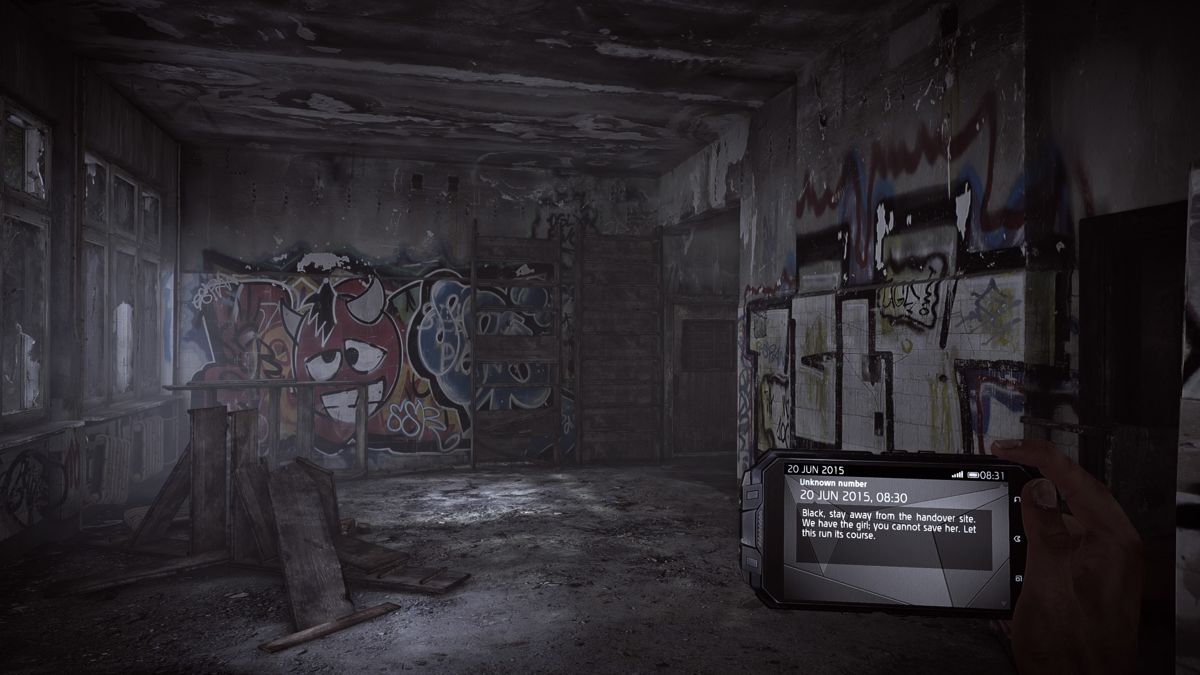 Get Even (PlayStation 4) screenshot: The game starts in an abandoned building