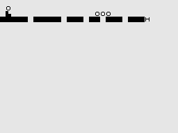 Cassette 50 (ZX81) screenshot: Barrel Jump